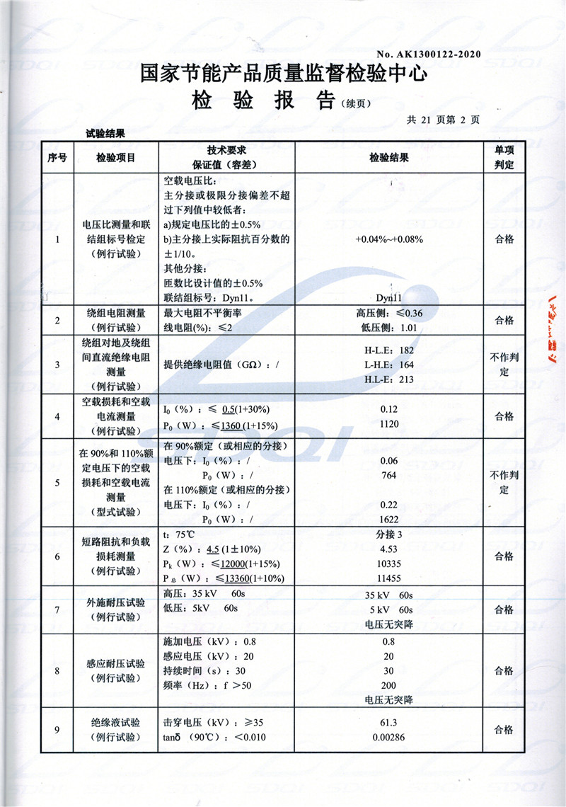 高低压试验报告-S11-1250遂平遂平遂平油浸式变压器-2.jpg